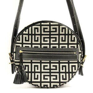 Givenchy round Monogram shoulder bag black crossbody